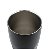 Mega Victor Recycled Vacuum Insulated Tumbler 30oz — Black (BK) — blank front view — 15