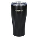 Mega Victor Recycled Vacuum Insulated Tumbler 30oz — Black (BK) — decorated front view