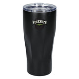 Mega Victor Recycled Vacuum Insulated Tumbler 30oz — Black (BK) — decorated front view — 13