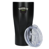 Mega Victor Recycled Vacuum Insulated Tumbler 30oz — Black (BK) — decorated front view — 12