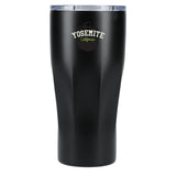 Mega Victor Recycled Vacuum Insulated Tumbler 30oz — Black (BK) — decorated front view — 14