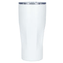 Mega Victor Recycled Vacuum Insulated Tumbler 30oz — White (WH) — blank front view