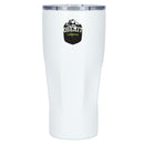 Mega Victor Recycled Vacuum Insulated Tumbler 30oz — White (WH) — decorated front view