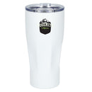 Mega Victor Recycled Vacuum Insulated Tumbler 30oz — White (WH) — decorated front view