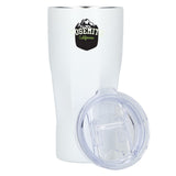 Mega Victor Recycled Vacuum Insulated Tumbler 30oz — White (WH) — decorated front view — 2
