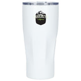 Mega Victor Recycled Vacuum Insulated Tumbler 30oz — White (WH) — decorated front view — 5