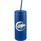Sol Tonal Recycled Skinny Tumbler 20oz — Blueberry — decorated front view — 10