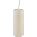 Sol Tonal Recycled Skinny Tumbler 20oz — Cream (CR) — blank front view