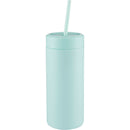 Sol Tonal Recycled Skinny Tumbler 20oz — Seaglass — blank front view