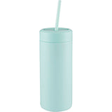 Sol Tonal Recycled Skinny Tumbler 20oz — Seaglass — blank front view — 3