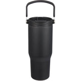 Carnival Recycled Sip Or Swig Tumbler 30oz — Black (BK) — blank product view — 18
