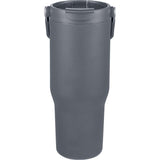 Carnival Recycled Sip Or Swig Tumbler 30oz — Gray (GY) — blank front view — 29