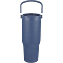 Carnival Recycled Sip Or Swig Tumbler 30oz — Navy (NY) — blank front view