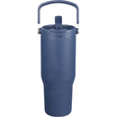 Carnival Recycled Sip Or Swig Tumbler 30oz — Navy (NY) — blank front view