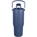 Carnival Recycled Sip Or Swig Tumbler 30oz — Navy (NY) — blank front view