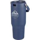 Carnival Recycled Sip Or Swig Tumbler 30oz — Navy (NY) — decorated front view