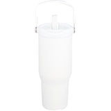 Carnival Recycled Sip Or Swig Tumbler 30oz — White (WH) — blank front view — 5