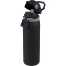 Rhine 2-in-1 Vacuum Eco-Friendly Bottle 30 oz — Black (BK) — blank left angle
