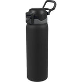Rhine 2-in-1 Vacuum Eco-Friendly Bottle 30 oz — Black (BK) — blank front view — 35