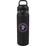 Rhine 2-in-1 Vacuum Eco-Friendly Bottle 30 oz — Black (BK) — decorated front view — 29