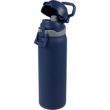 Rhine 2-in-1 Vacuum Eco-Friendly Bottle 30 oz — Navy (NY) — blank left angle — 18