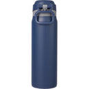 Rhine 2-in-1 Vacuum Eco-Friendly Bottle 30 oz — Navy (NY) — blank back view