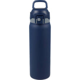 Rhine 2-in-1 Vacuum Eco-Friendly Bottle 30 oz — Navy (NY) — blank front view — 10