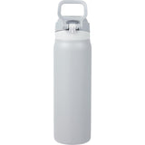 Rhine 2-in-1 Vacuum Eco-Friendly Bottle 30 oz — Stone (ST) — blank back view — 25