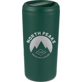 Drake Eco-Friendly Vacuum Insulated Tumbler 16oz — Green (GR) — decorated front view — 19