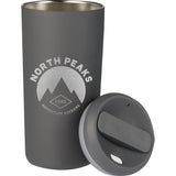 Drake Eco-Friendly Vacuum Insulated Tumbler 16oz — Gray (GY) — decorated front view — 13
