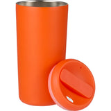 Drake Eco-Friendly Vacuum Insulated Tumbler 16oz — Orange (OR) — blank product view — 7