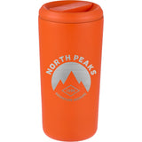 Drake Eco-Friendly Vacuum Insulated Tumbler 16oz — Orange (OR) — decorated front view — 6