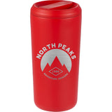 Drake Eco-Friendly Vacuum Insulated Tumbler 16oz — Red (RD) — decorated front view — 3