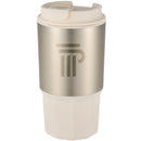 Brit Eco-Friendly Tumbler 15oz — White (WH) — decorated front view