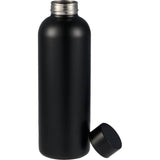 Cleave Recycled Stainless Steel Bottle 25oz — Black (BK) — blank front view — 6