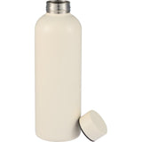 Cleave Recycled Stainless Steel Bottle 25oz — Cream (CR) — blank front view — 14