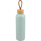 Tania Recycled Bottle w/ FSC® 100% Bamboo Lid 26oz — Blue Agave — blank front view — 40