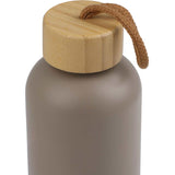 Tania Recycled Bottle w/ FSC® 100% Bamboo Lid 26oz — Mocha — blank detail view — 5