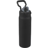 Canyon Recycled Stainless Steel Bottle 30oz — Black (BK) — blank right angle — 38