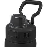 Canyon Recycled Stainless Steel Bottle 30oz — Black (BK) — blank detail view — 30