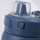 Canyon Recycled Stainless Steel Bottle 30oz — Nightfall Blue — blank detail view — 16