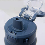 Canyon Recycled Stainless Steel Bottle 30oz — Nightfall Blue — blank detail view — 14
