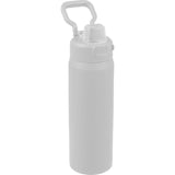 Canyon Recycled Stainless Steel Bottle 30oz — White (WH) — blank right angle — 11