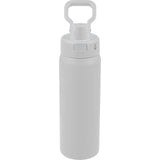 Canyon Recycled Stainless Steel Bottle 30oz — White (WH) — blank front view — 8