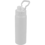 Canyon Recycled Stainless Steel Bottle 30oz — White (WH) — blank front view — 9