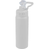 Canyon Recycled Stainless Steel Bottle 30oz — White (WH) — blank front view — 7