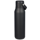 Explorer Threadless Recycled Stainless Bottle 25oz — Black (BK) — blank left angle