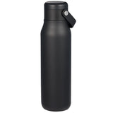 Explorer Threadless Recycled Stainless Bottle 25oz — Black (BK) — blank left angle — 10