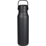 Explorer Threadless Recycled Stainless Bottle 25oz — Black (BK) — blank front view — 9