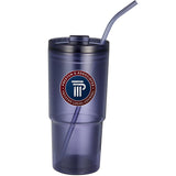 Mia Recycled Acrylic Tumbler 24oz — Future Dusk — decorated front view — 5